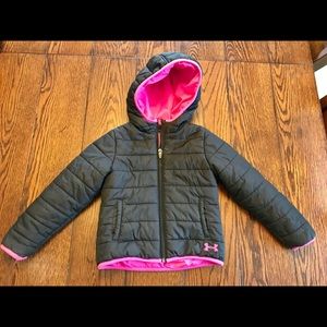Girls Under Armour 4T winter coat.